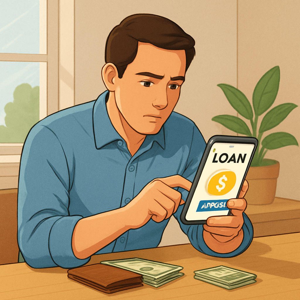 급전이 필요할 때 바로 이용하는 즉시 대출 방법 이미지