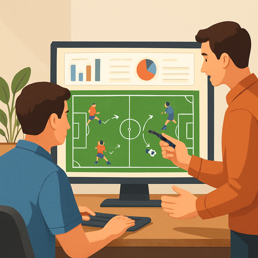 축구 커뮤니티에서 경기 분석 공유 방법 이미지
